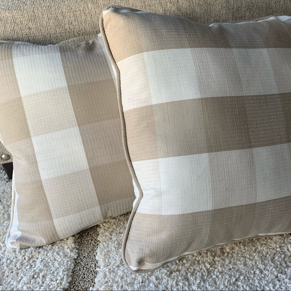 Two couch or bed pillows - never used!